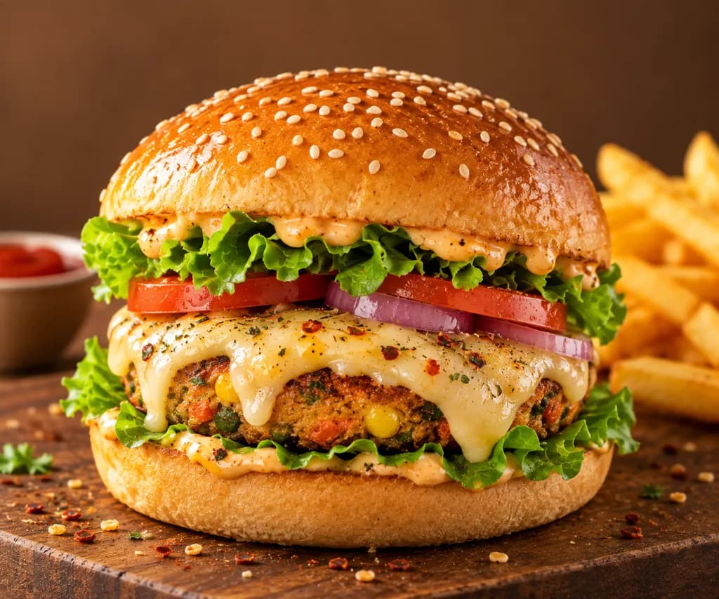 Veg Cheese Burger